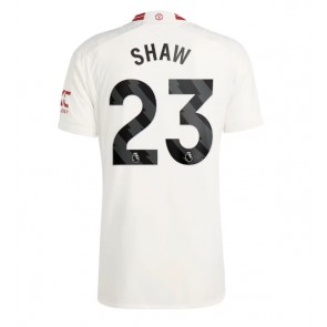 Manchester United Luke Shaw #23 Tredje trøje 2023-24 Kort ærmer